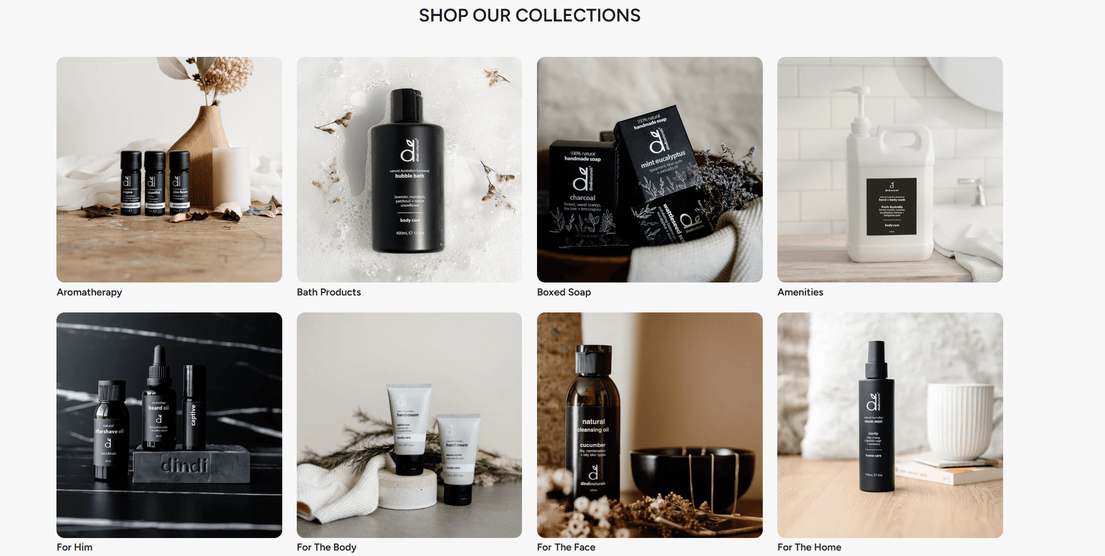 Dindi Naturals, shop our collections