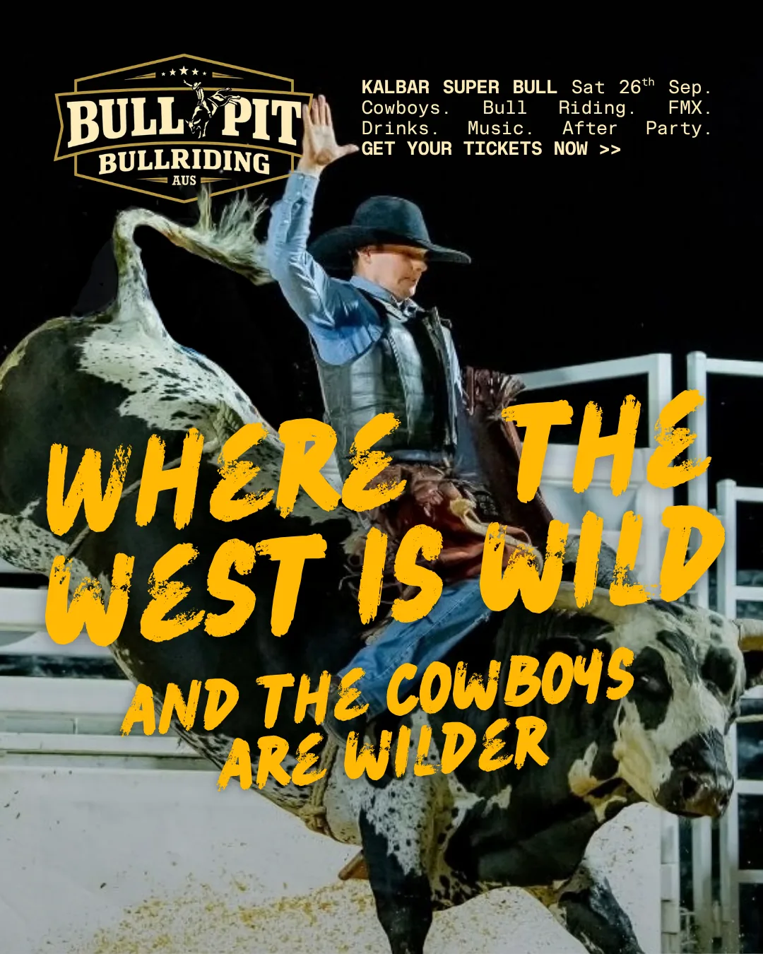 Where the west is wild: a Bull Pit ad