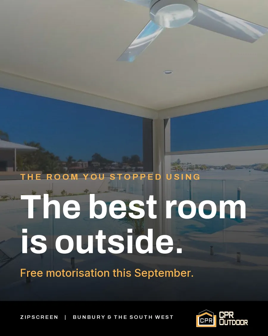The best room is outside